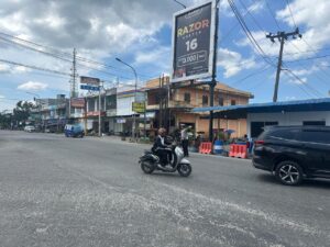 Satlantas Polres Batu Bara Siaga Atur Lalu Lintas di Simpang Pos Lantas Limapuluh
