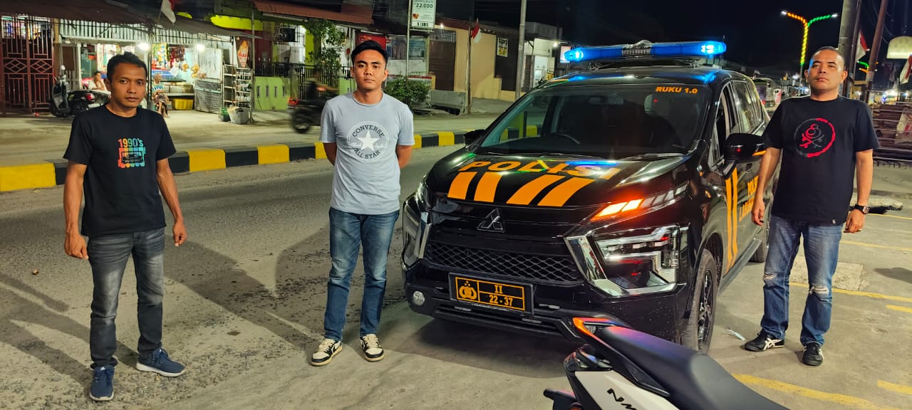 Polsek Labuhan Ruku Tingkatkan Patroli Malam, Antisipasi Gangguan Kamtibmas