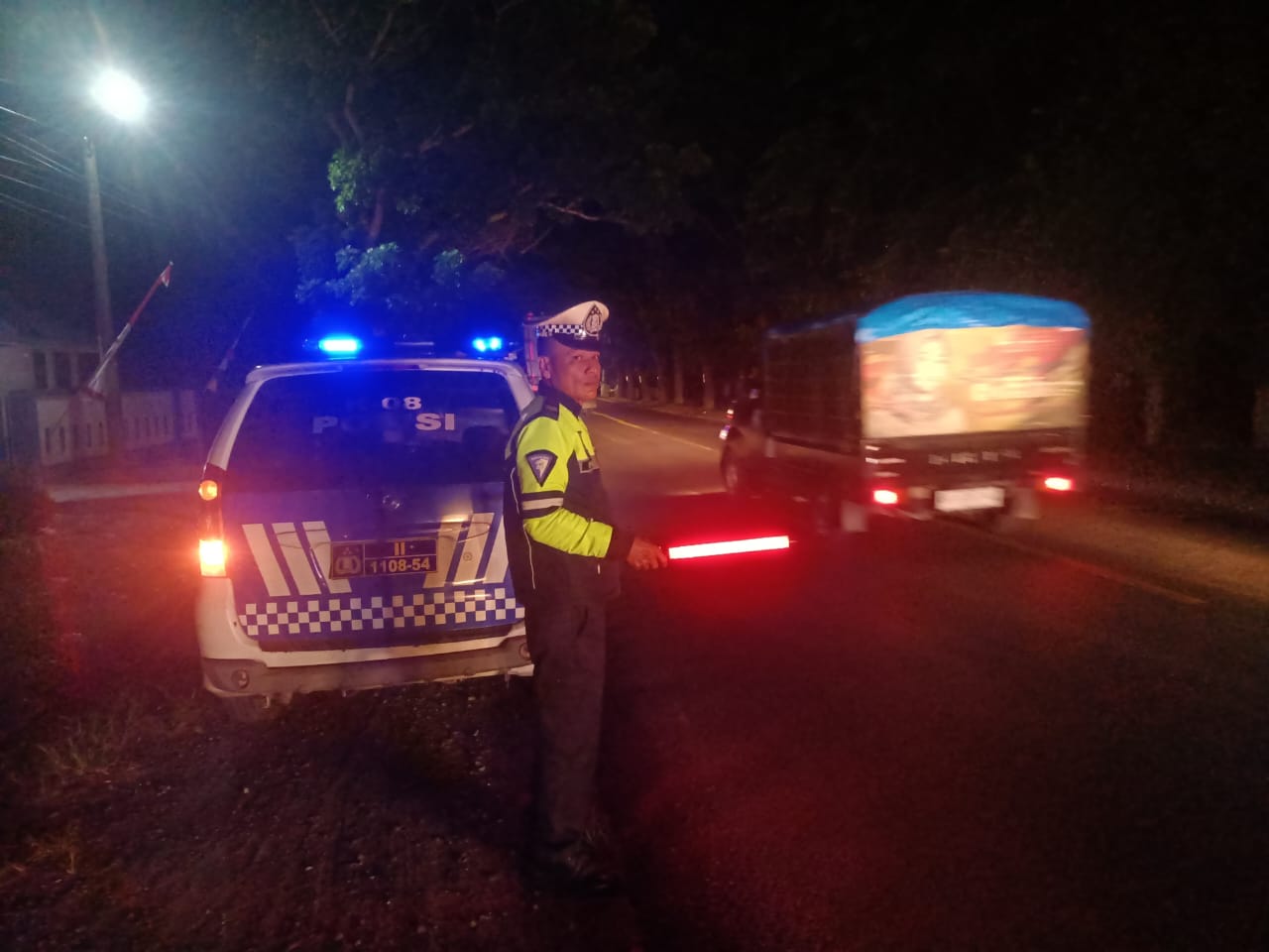 Sat Lantas Polres Batu Bara Intensifkan Patroli Blue Light, Jaga Kamseltibcarlantas