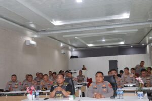 ‎Polres Batu Bara Gelar Nonton Bareng Sambutan Kapolri dalam Rangka HUT ke-80 RI