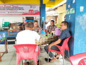 Kapolsek Lima Puluh Gencar Cooling System, Jaga Kamtibmas Bersama Warga