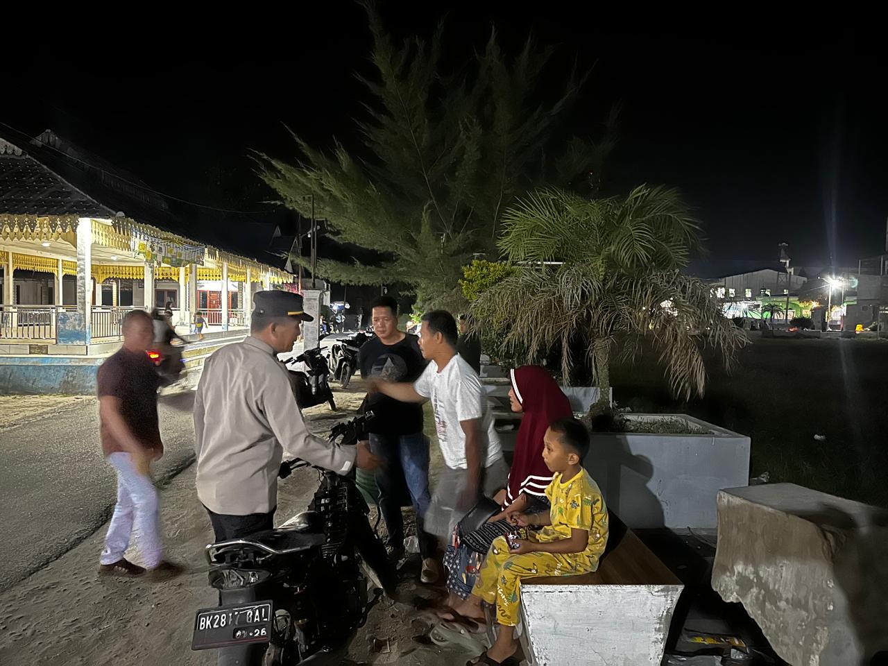 Polsek Indrapura Gencarkan Patroli Malam, Cegah Balap Liar, Begal, dan Gangguan Kamtibmas