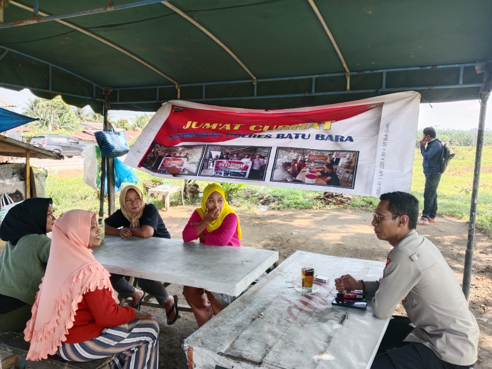 Sat Binmas Polres Batu Bara Gelar Jumat Curhat dan Cooling System, Antisipasi Kejahatan Jalanan dan Geng Motor