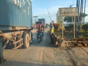 Sat Lantas Polres Batu Bara Gencar Lakukan Pengaturan Lalu Lintas, Wujudkan Kamseltibcarlantas Kondusif