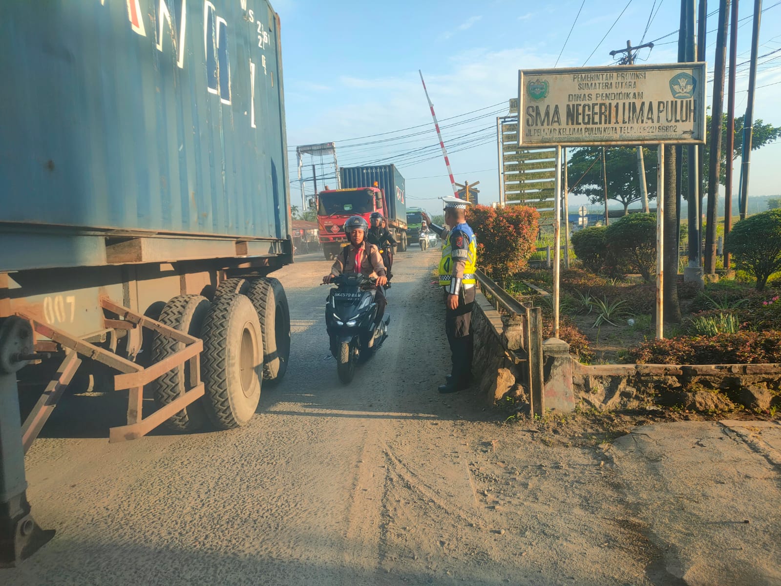 Sat Lantas Polres Batu Bara Gencar Lakukan Pengaturan Lalu Lintas, Wujudkan Kamseltibcarlantas Kondusif
