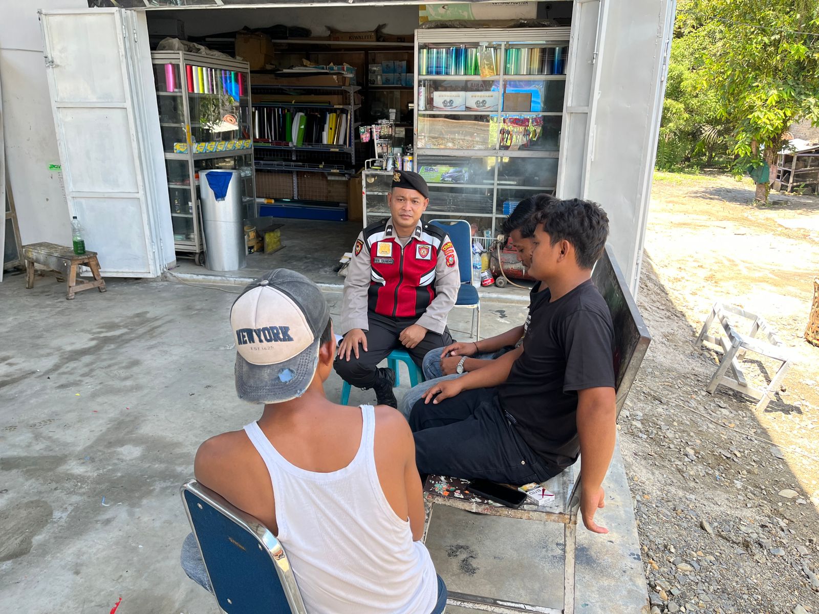 Sat Samapta Polres Batu Bara Gencarkan Cooling System, Sampaikan Pesan Kamtibmas kepada Masyarakat