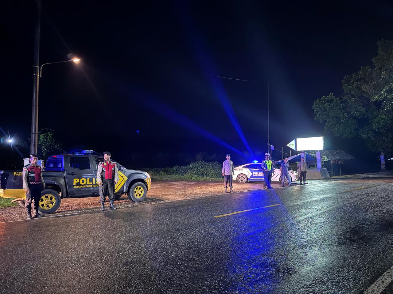 Sat Samapta Polres Batu Bara Gelar Patroli Gabungan, Tingkatkan Keamanan Malam Hari
