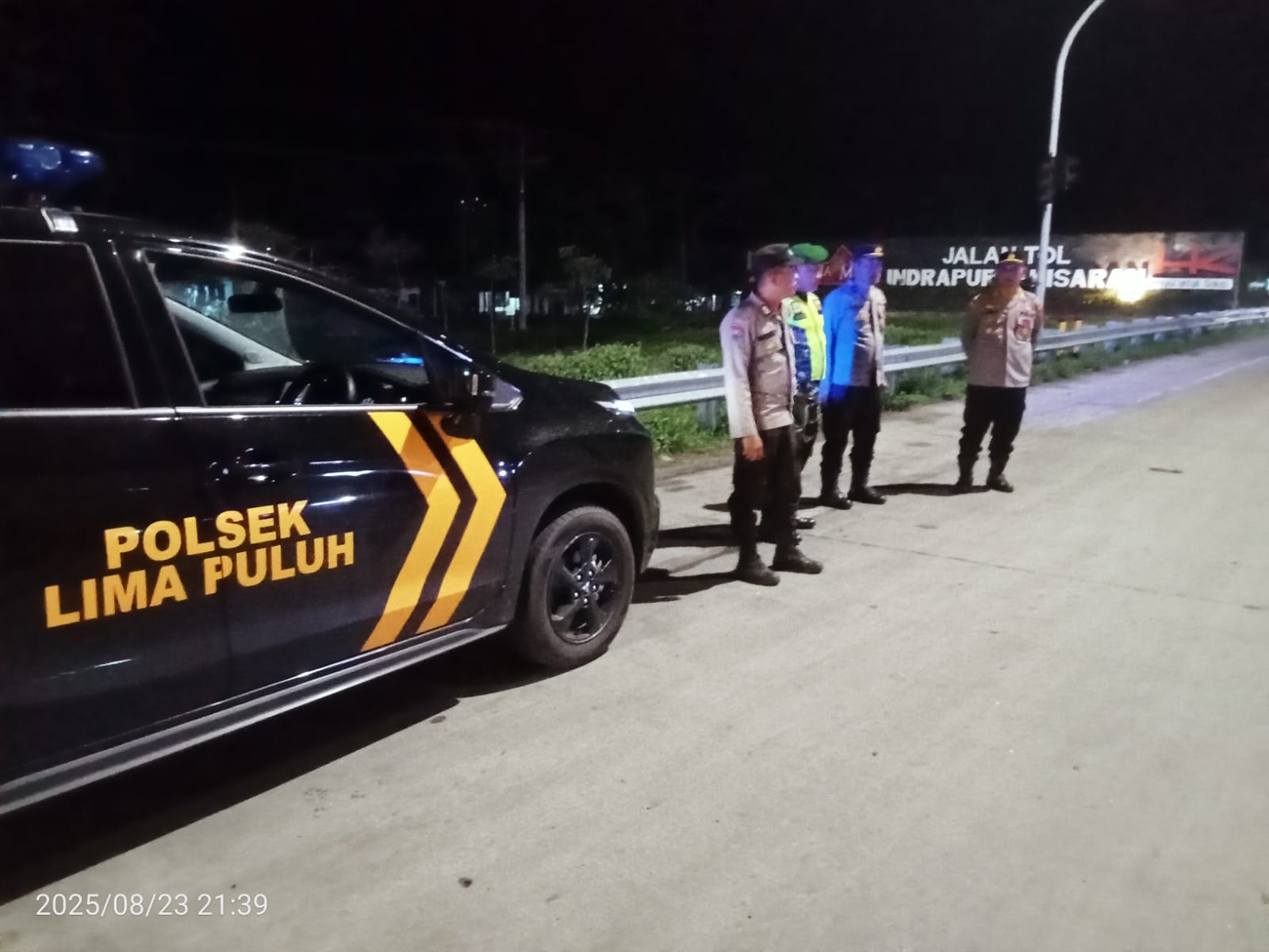 Polsek Lima Puluh Gencar Patroli Mobile, Antisipasi Tawuran dan Geng Motor