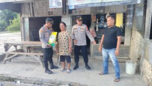 Polsek Medang Deras Gelar Minggu Kasih, Salurkan Bantuan Sembako untuk Warga Kurang Mampu