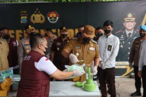 Satresnarkoba Polres Batu Bara Musnahkan Puluhan Kilogram Narkoba, Selamatkan Ribuan Generasi Muda