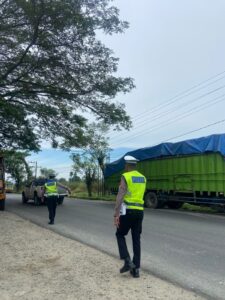 Satlantas Polres Batu Bara Gencar Sosialisasi Tertib Lalu Lintas Melalui Public Address