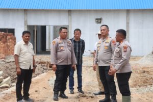 Kapolres Batu Bara Pantau Progres Pembangunan Satuan Pelayanan Pemenuhan Gizi di Polsek Labuhan Ruku