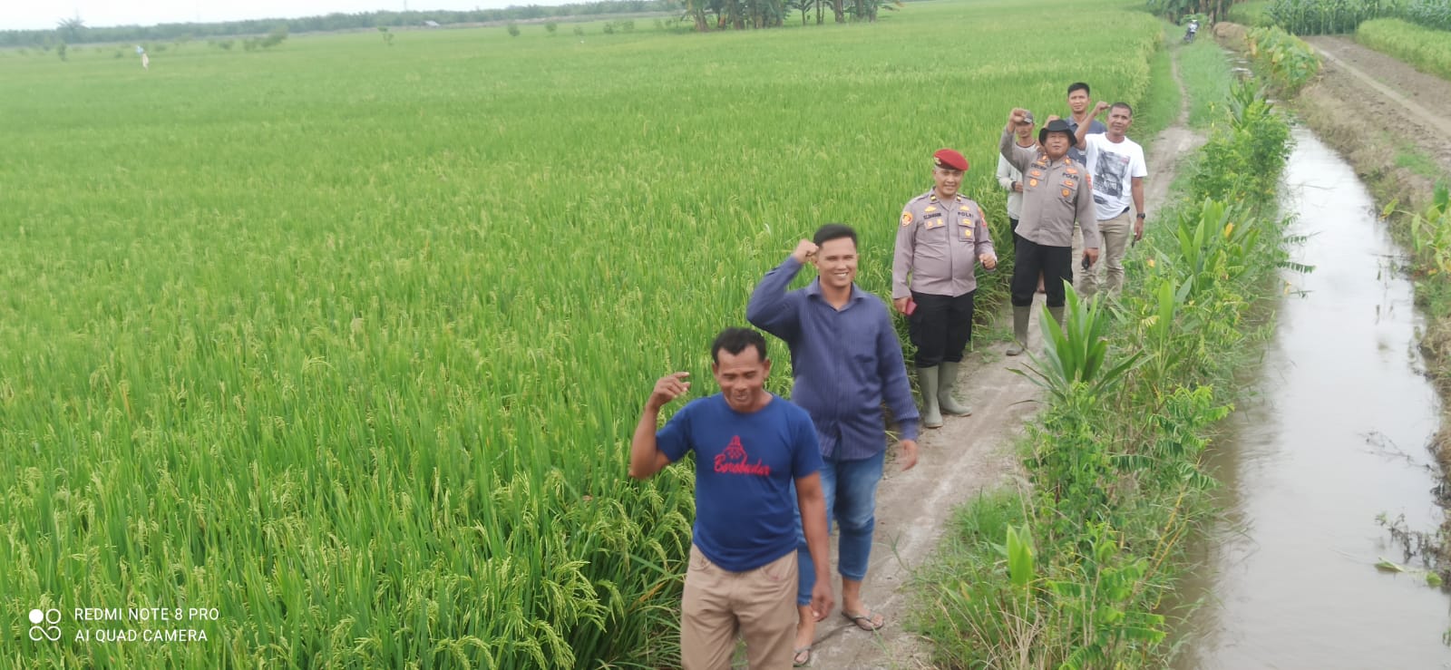 Kapolsek Labuhan Ruku Gelar Cooling System, Dukung Swasembada Pangan di Desa Sukorejo