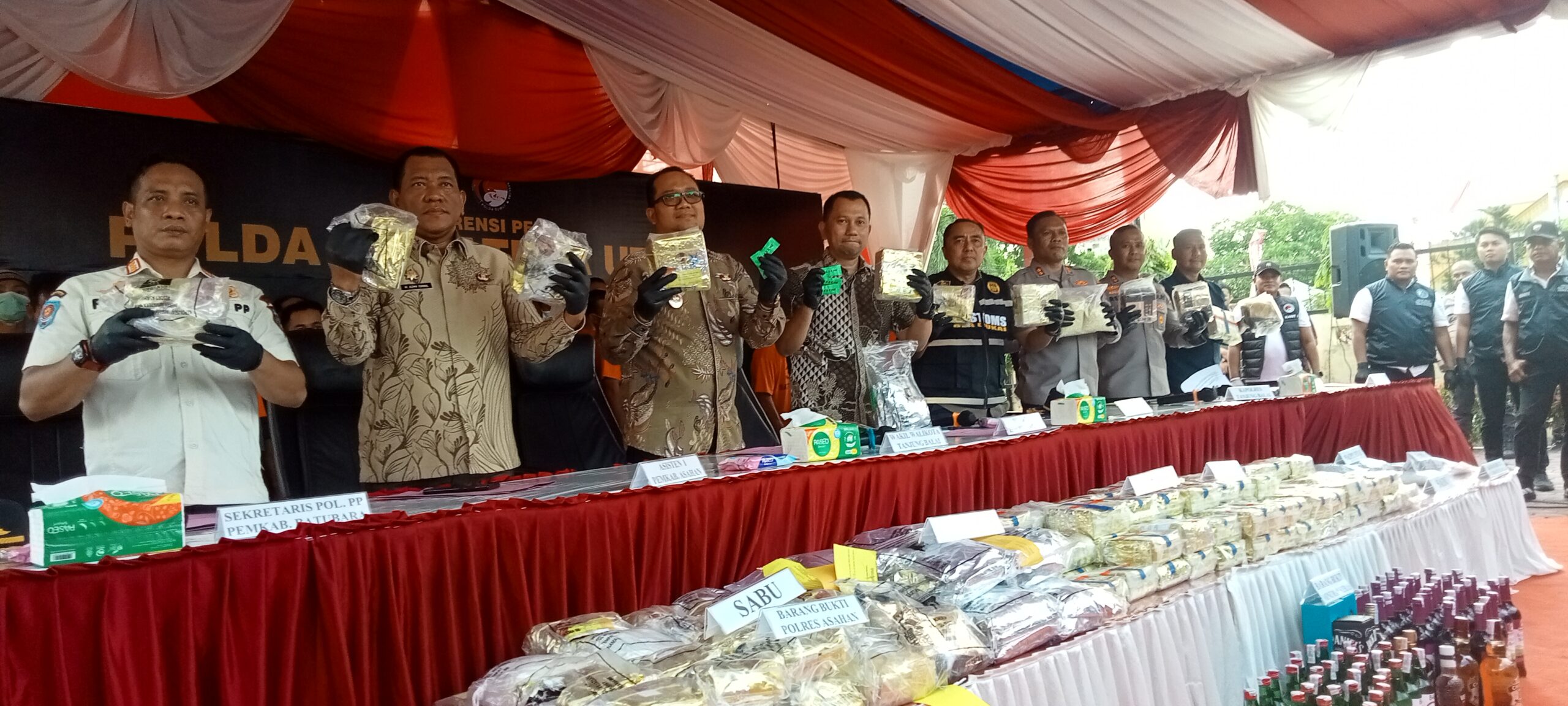 Polda Sumut Ungkap Kasus Narkoba 100 Kg Sabu di Tanjungbalai*