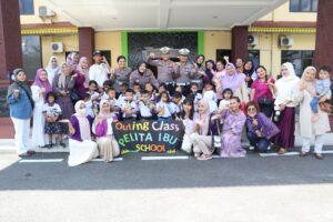 Polres Batu Bara Sambut Antusias Siswa TK Pelita Ibu dalam Outing Class Bertema Kesaktian Pancasila