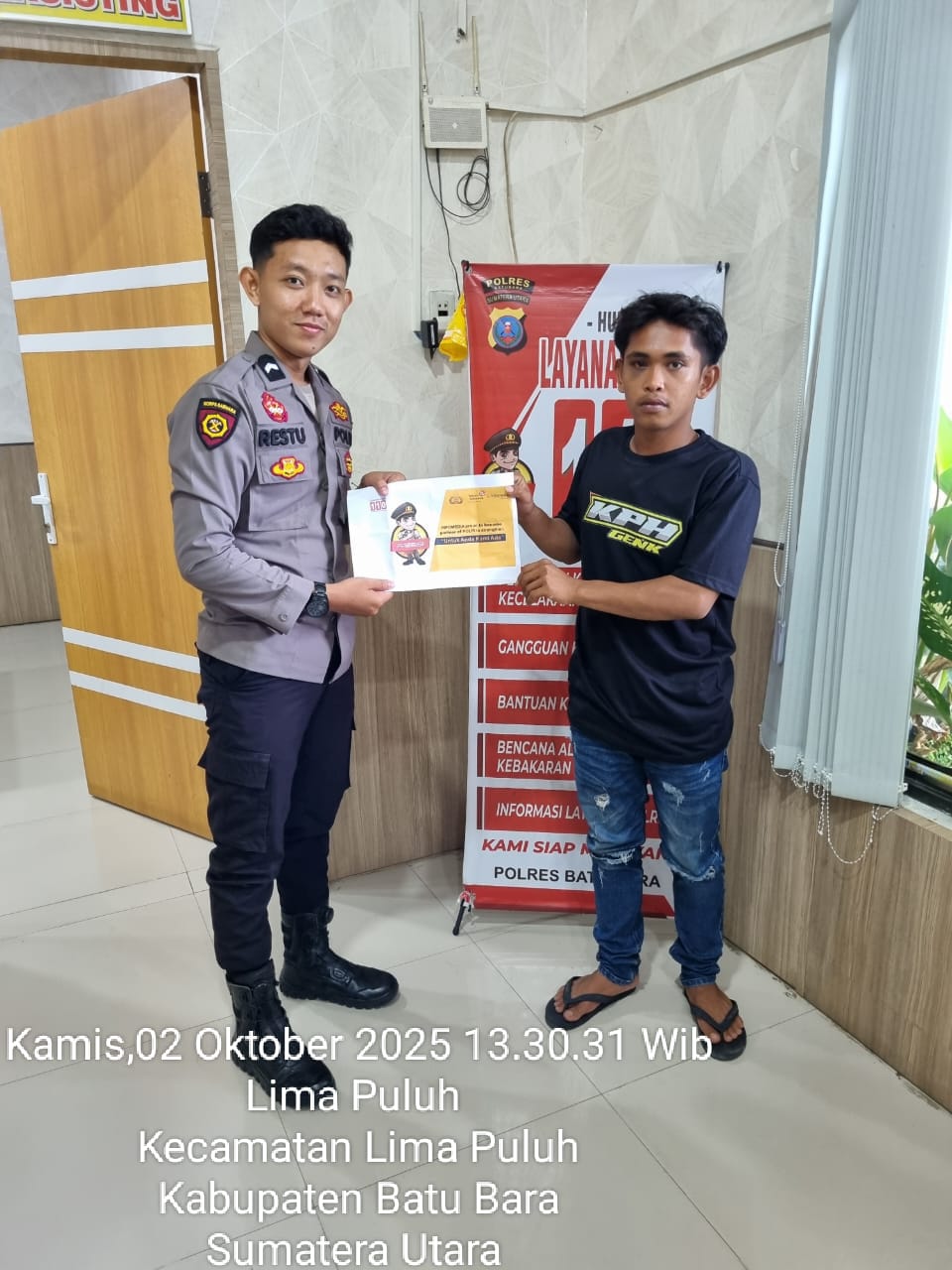 Polres Batu Bara Gencarkan Sosialisasi Call Center 110, Ajak Masyarakat Aktif Laporkan Gangguan Kamtibmas