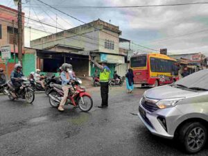 Sat Lantas Polres Batu Bara Intensifkan Pengaturan Lalu Lintas Guna Ciptakan Kamseltibcarlantas Kondusif