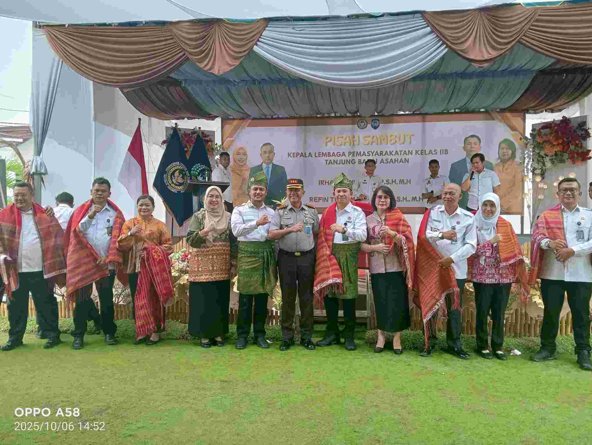 Kalapas Labuhan Ruku Hadiri Pisah Sambut Kalapas Tanjung Balai, Ucapkan Selamat kepada Pejabat Baru dan Lama