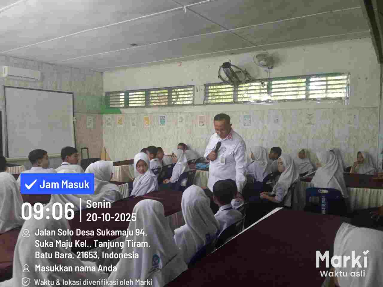 Kalapas Labuhan Ruku Gencarkan Sosialisasi Anti-Narkoba di Kalangan Pelajar Tanjung Tiram