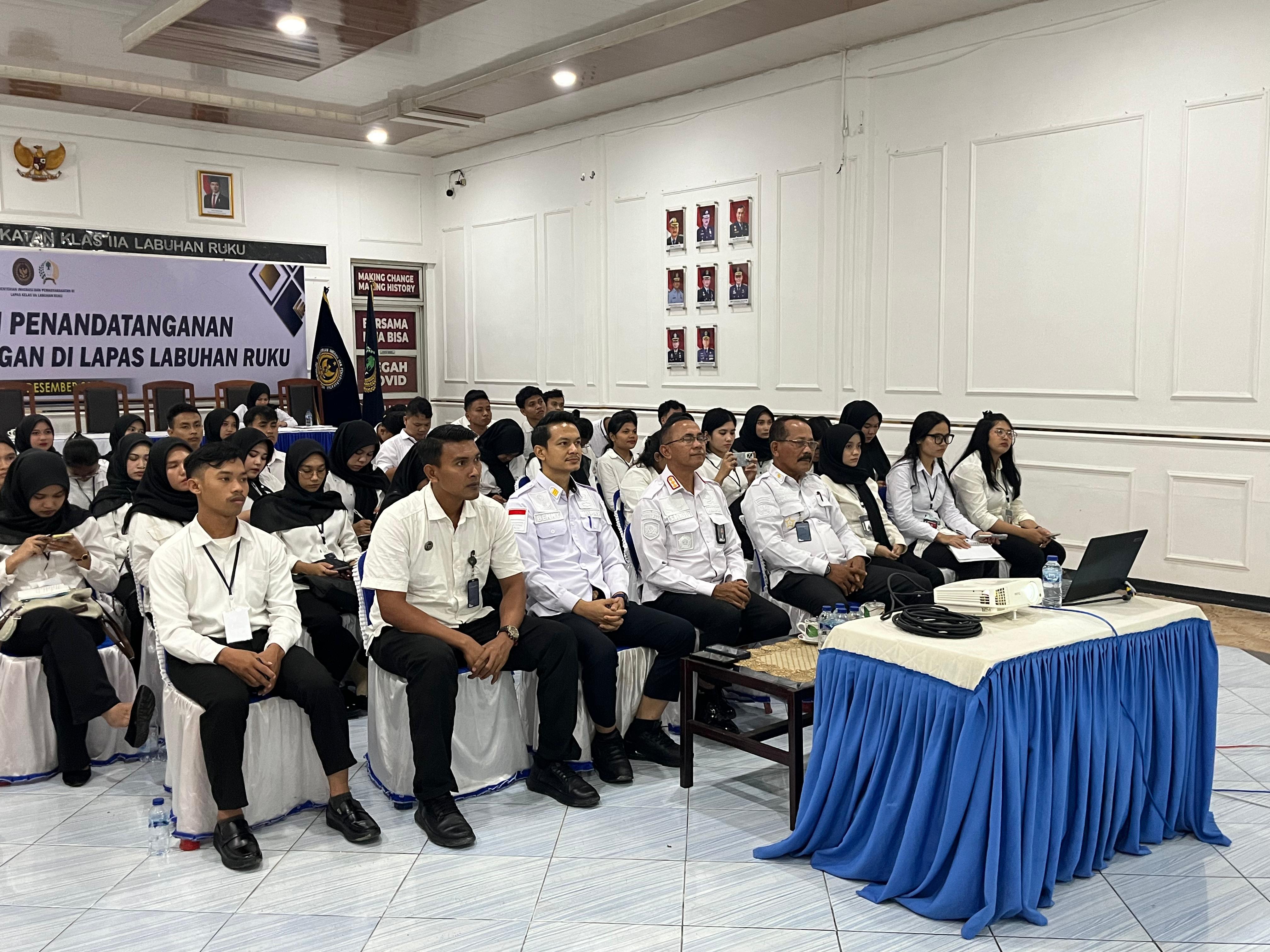 Lapas Labuhan Ruku Ambil Bagian dalam Program Pemagangan Nasional Batch 3