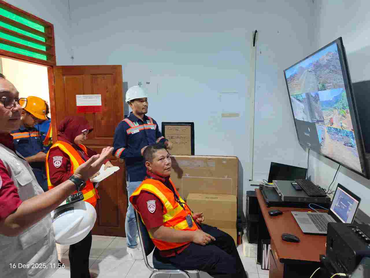 Tim Bintek Baharkam Polri Laksanakan Observasi Lapangan Implementasi Sistem Manajemen Pengamanan (SMP) di PT Antam Tbk UBPN Konawe Utara