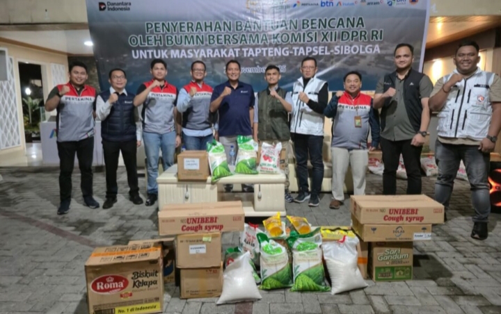 PT Inalum dan Komisi XII DPRD RI Salurkan Bantuan untuk Korban Banjir Bandang di Sumut 