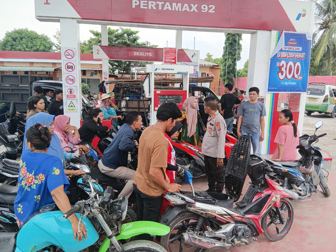 Polsek Medang Deras Intensifkan Patroli dan Monitoring, Antisipasi Dampak Kelangkaan BBM