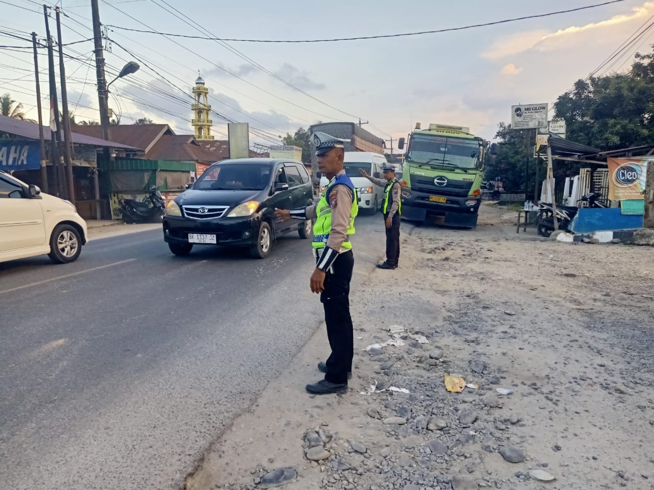 Satlantas Polres Batu Bara Tingkatkan Pengaturan Lalu Lintas di Titik Rawan