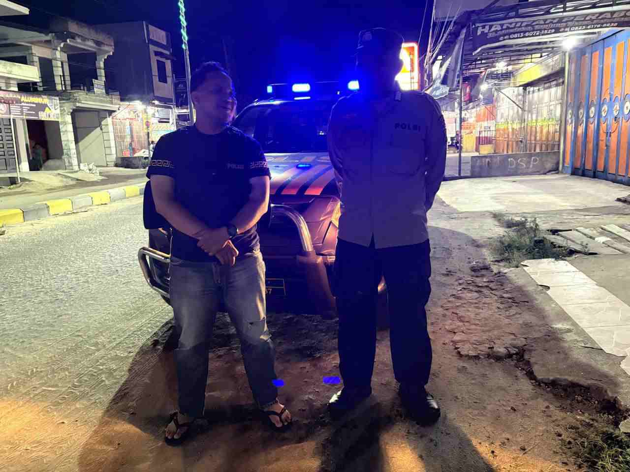 Polsek Labuhan Ruku Tingkatkan Patroli Malam, Jamin Keamanan Masyarakat di Desa Bogak dan Tanjung Tiram