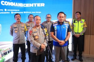 Wakapolri Pantau Arus Balik Nataru di Command Center Jasa Marga Jatiasih, Apresiasi Sinergi Pengamanan