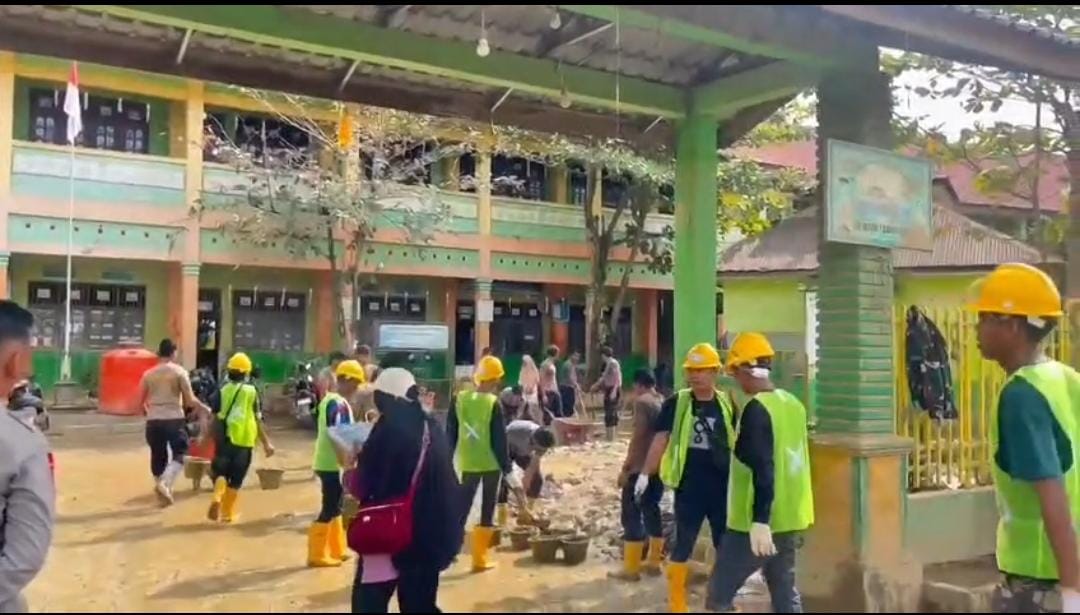 Polri Pastikan SD Negeri di Aceh Tamiang Siap Kembali Terima Siswa Pascabanjir
