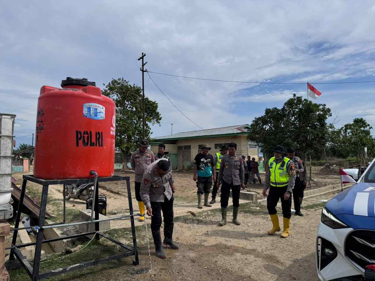 Polri Genjot Pemulihan Aceh Tamiang: Ratusan Sumur Bor Air Bersih Dibangun Pasca Banjir Bandang