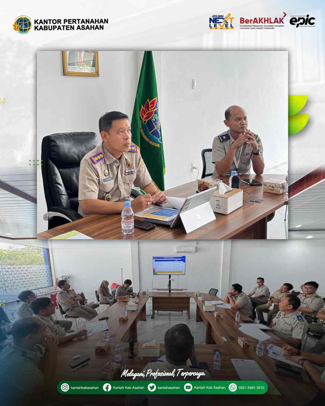 Kantor Pertanahan Asahan dan Batubara Bersama Bedah DIPA Tahun Anggaran 2026