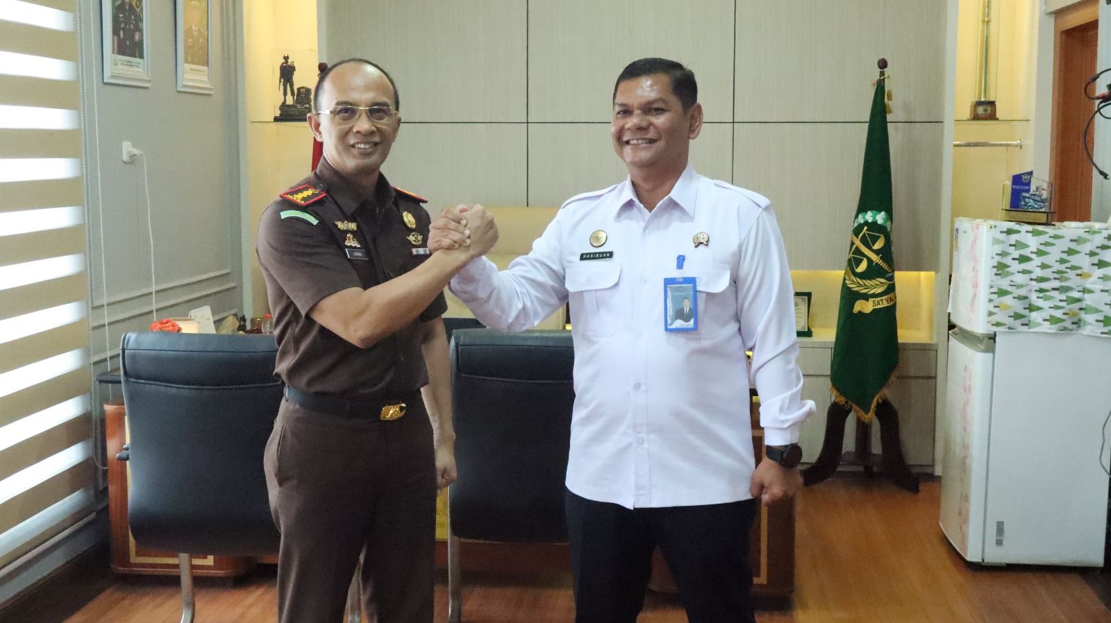 Pererat Koordinasi Kelembagaan, Kalapas Labuhan Ruku Jalin Silaturahmi ke Kejari Asahan