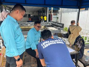 Wujudkan Zero Narkoba, Lapas Labuhan Ruku Gelar Tes Urine Pegawai dan Warga Binaan