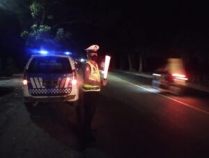 Polres Batu Bara Gelar Patroli Blue Light, Hadirkan Rasa Aman dan Lancar di Jalinsum Saat Jam Rawan