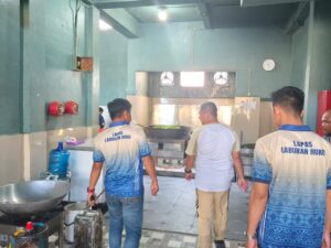Kalapas Labuhan Ruku Perketat Pengawasan Dapur, Pastikan Makanan Warga Binaan Sesuai Standar