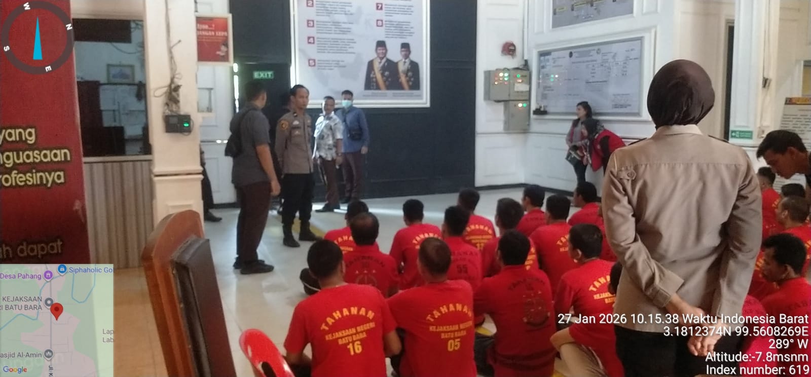 Polres Batu Bara Tingkatkan Keamanan Persidangan di PN Kisaran