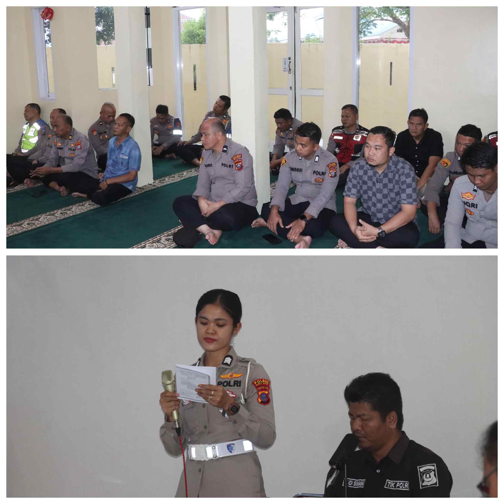 Tingkatkan Keimanan dan Mentalitas Personel, Polres Batu Bara Rutin Gelar Pembinaan Rohani dan Mental (Binrohtal)