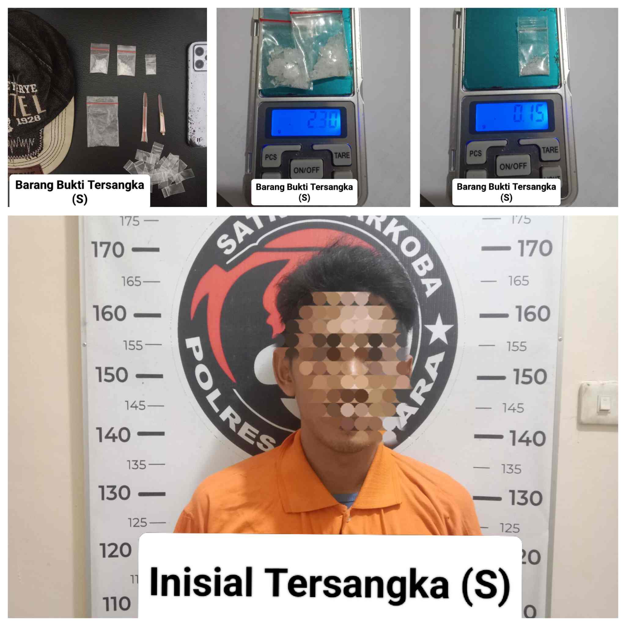 Sat Resnarkoba Polres Batu Bara Ungkap Kasus Narkoba di Mangkai Baru