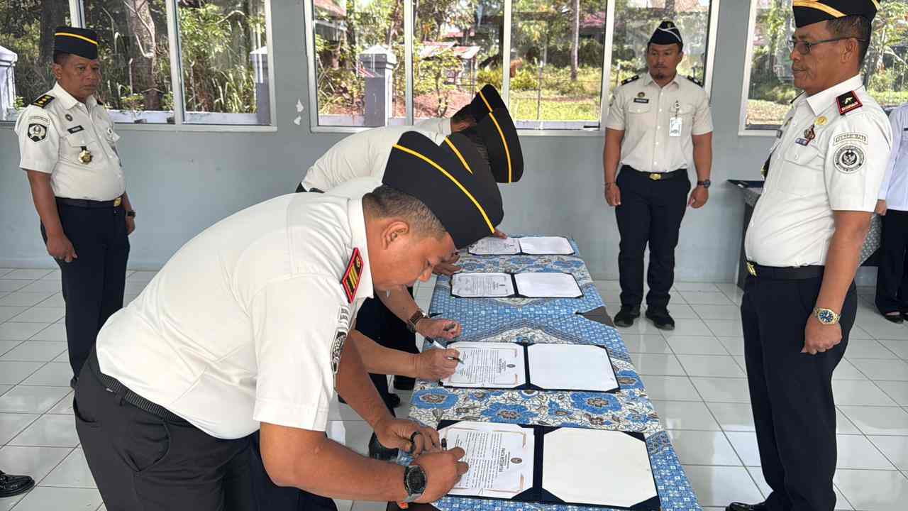 Kanwil Ditjenpas Bengkulu Gelar Penandatanganan Komitmen Bersama dan Pakta Integritas, Perkuat Pembangunan Zona Integritas
