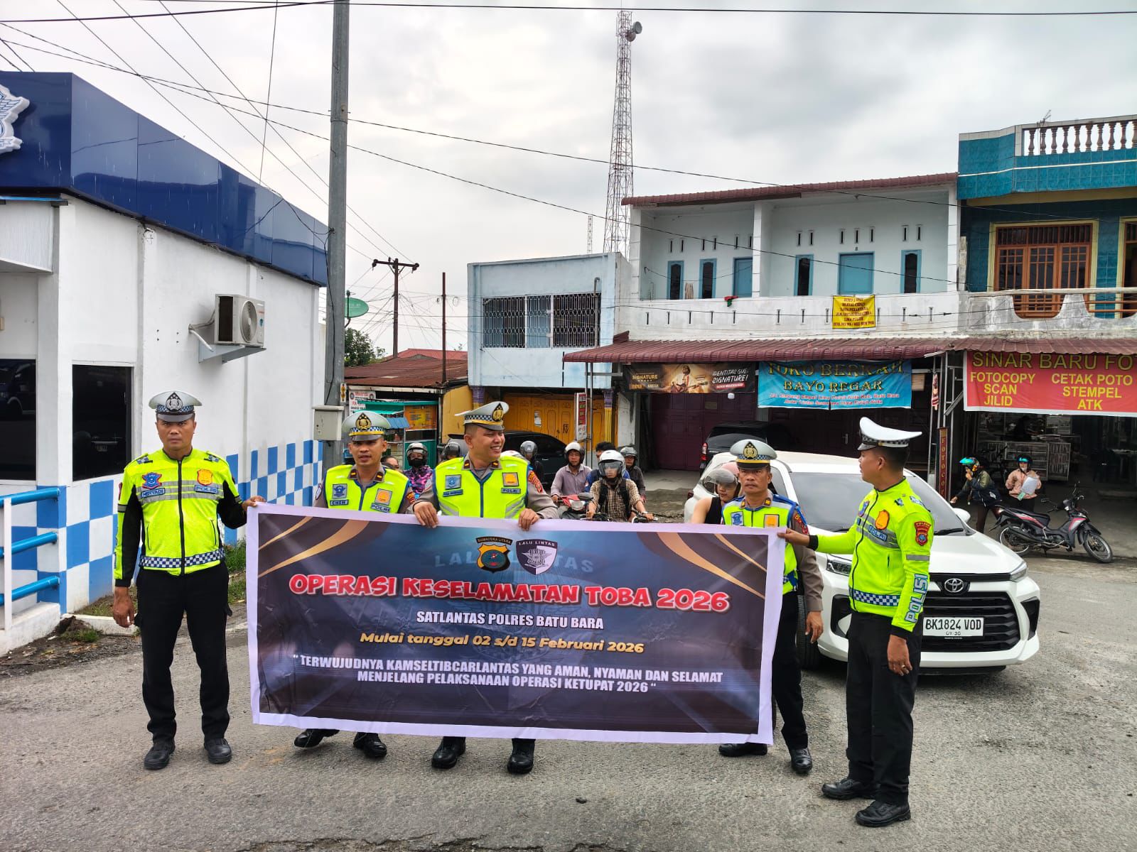 Satlantas Polres Batu Bara Gencar Sosialisasi Operasi Keselamatan Toba 2026, Ingatkan 8 Sasaran Pelanggaran