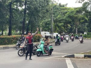 Tingkatkan Rasa Aman, Dirsamapta Korsabhara Baharkam Polri Intensifkan Patroli Dialogis dan Pengaturan Lalu Lintas