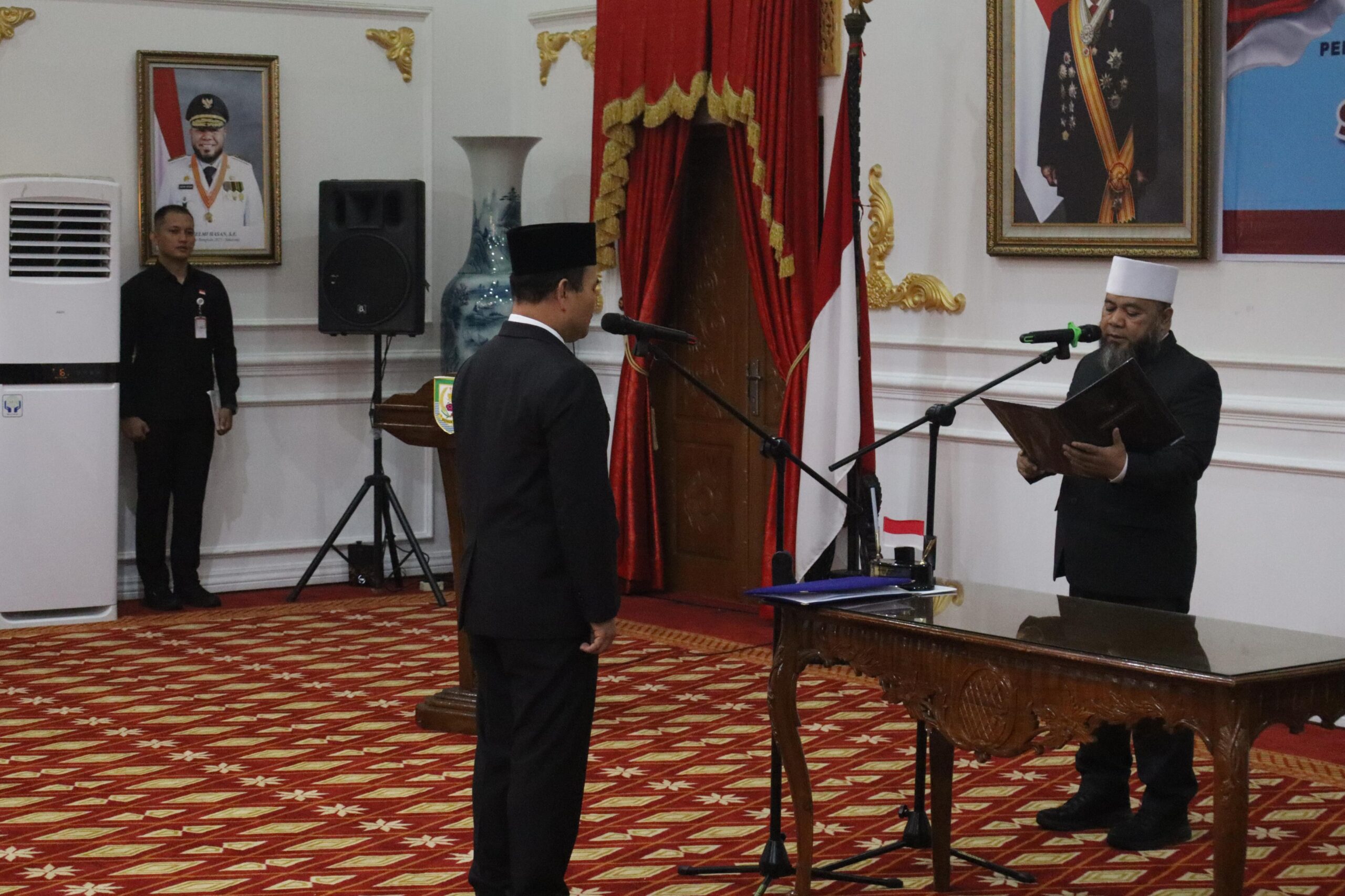 Kanwil Ditjenpas Bengkulu Hadiri Pelantikan Sekretaris Daerah Provinsi Bengkulu