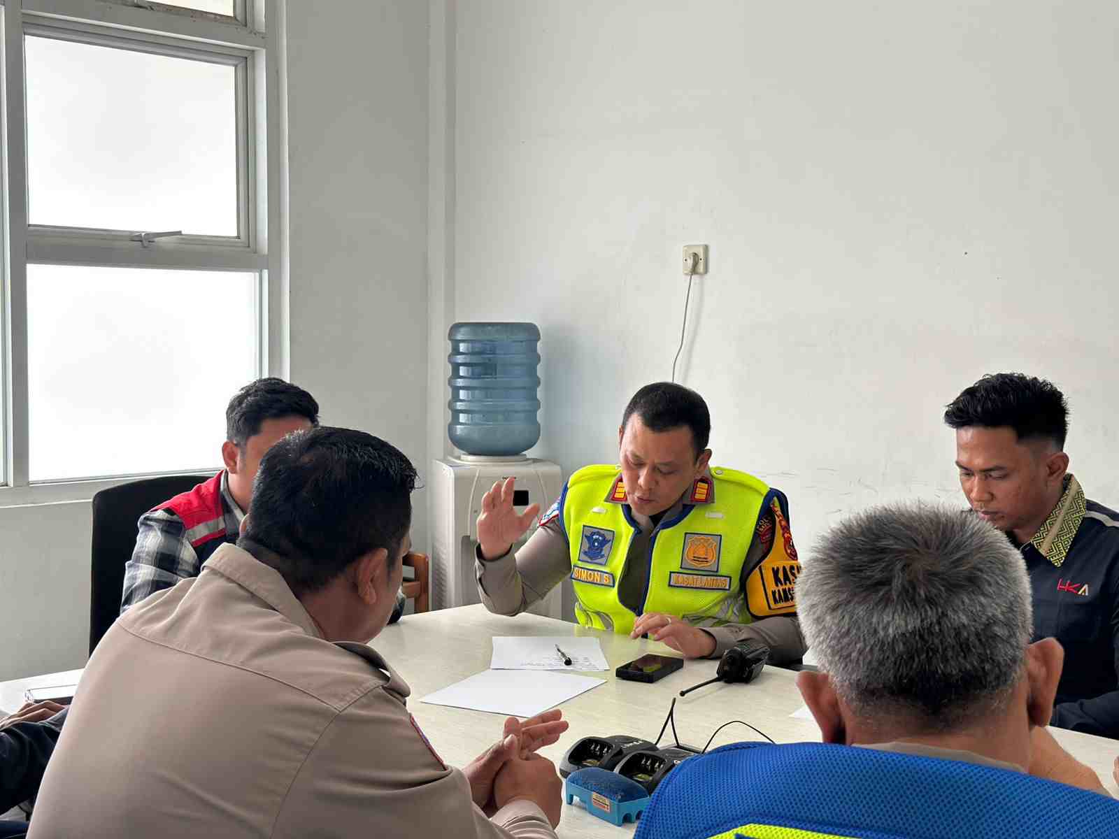Satlantas Polres Batu Bara koordinasi dengan Hutama Karya, siapkan langkah pencegahan kecelakaan di tol jelang mudik