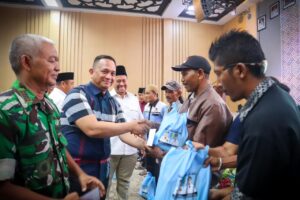 Kapolres Batu Bara Hadiri Buka Puasa Bersama Pemerintah Kabupaten, Serahkan Santunan Kepada Anak Yatim