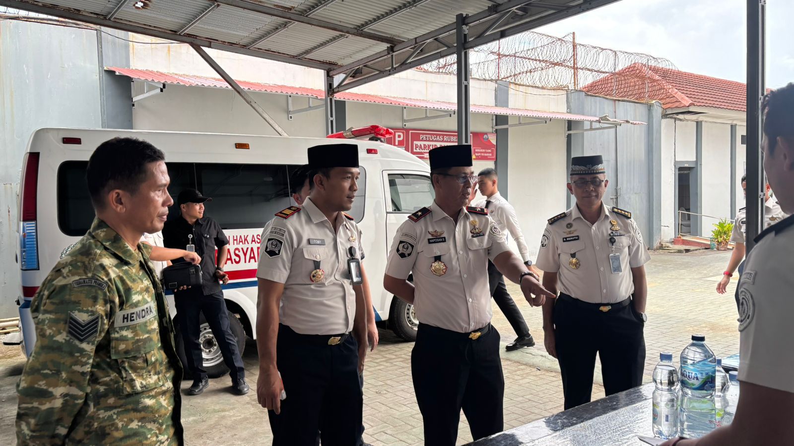 Haposan Silalahi Tinjau Langsung Layanan Kunjungan Idul Fitri di Lapas Bengkulu