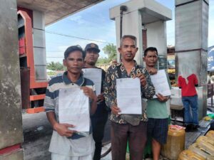 Polsek Medang Deras Awasi Pembelian Solar Jerigen di SPBU Pakam, Pastikan Sesuai Regulasi