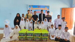 Berbagi di bulan Ramadhan, Sat Narkoba Berikan Tali Asih Di Rumah Yatim Beringin