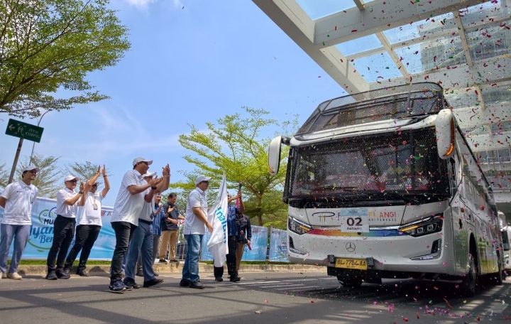 Mudik Bersama BUMN 2026, INALUM Berangkatkan 140 Peserta Mudik Gratis Ke Aceh, Padang, dan Pekanbaru